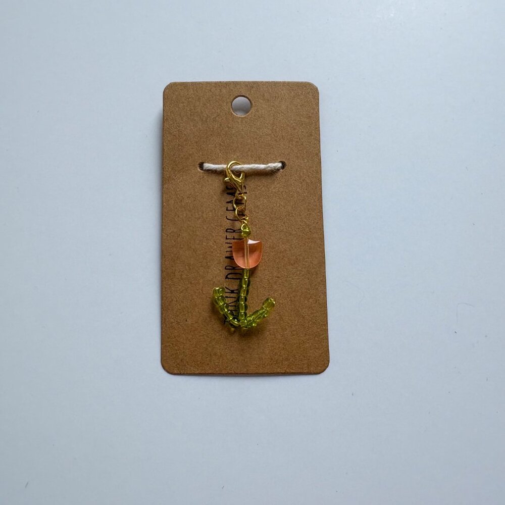 Tulip Beaded Charm